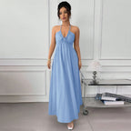 Women's Lace Backless Dress