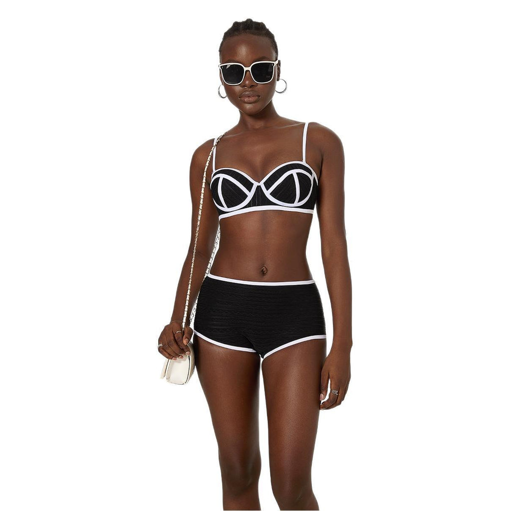 Vintage Stripe Bikini Swimwear