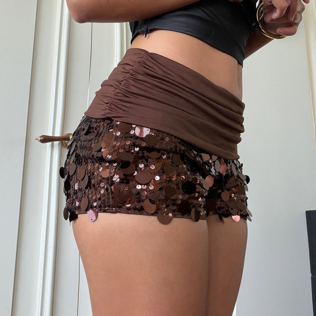 Women's Sequin Stage Shorts