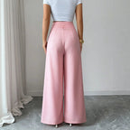 All Matching Slimming Light Luxury Design Loose Straight