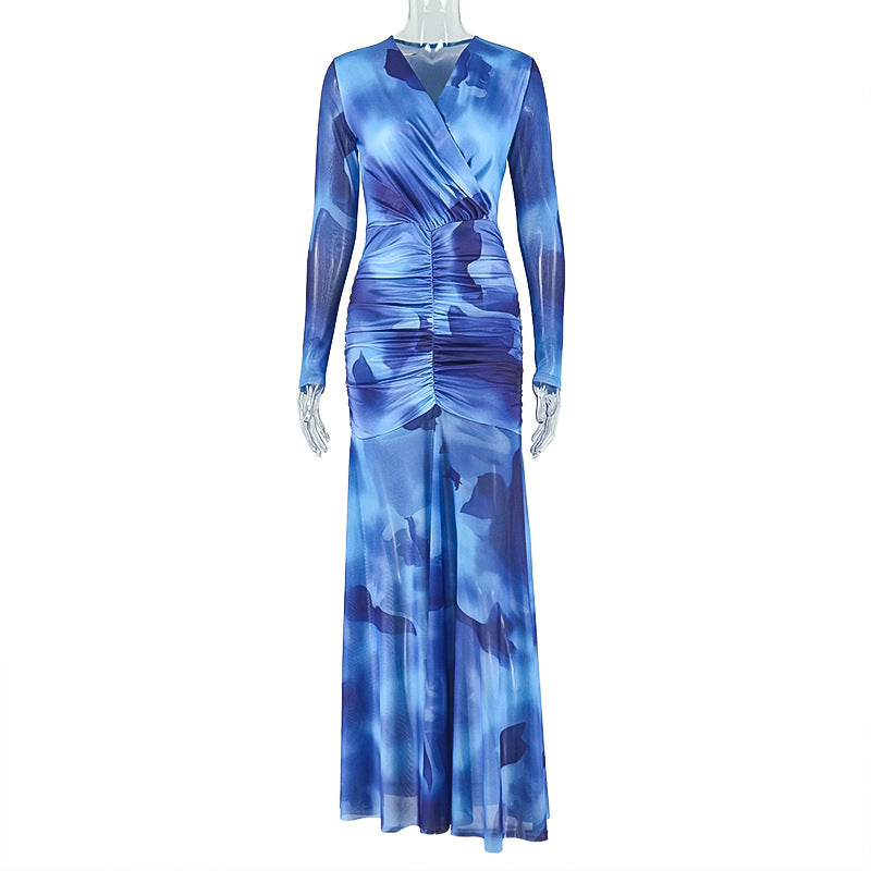 Blue variegated