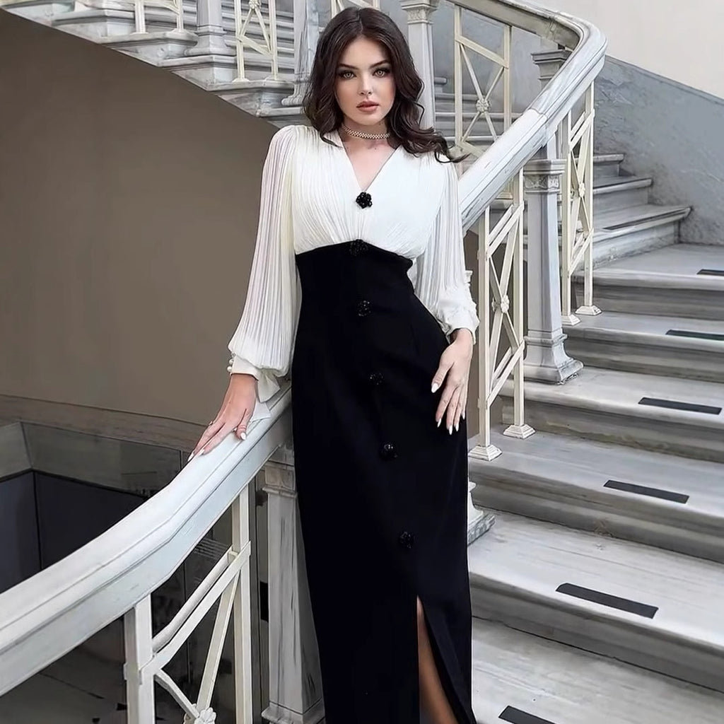 Personalized Elegant Spliced Slim Dress