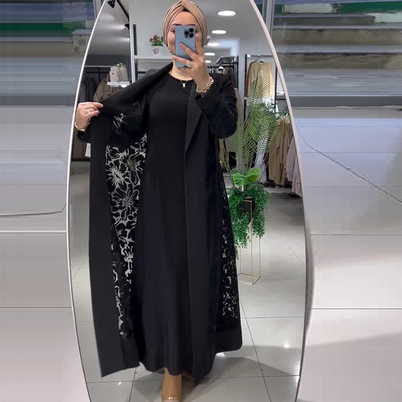 Mid-Length Cutout Trench Coat
