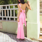 Women's Lace Backless Dress
