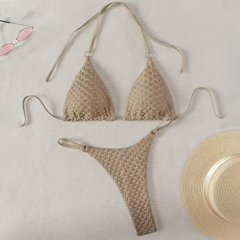 Lace Split Bikini Swimwear