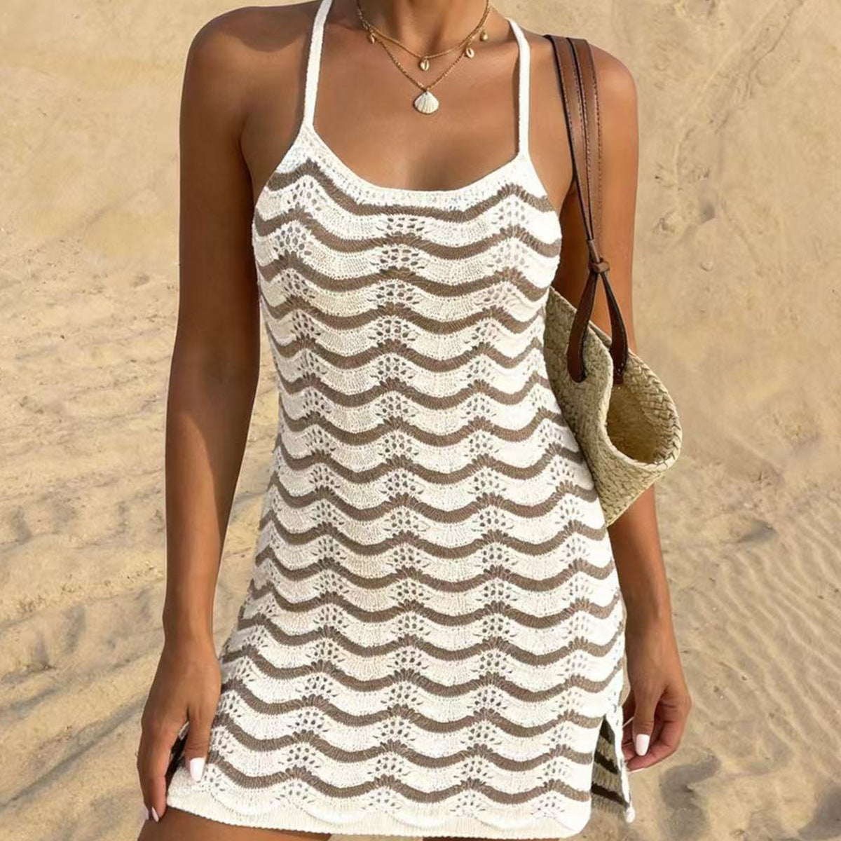 Women's Striped Knit Dress