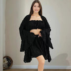 Ruffled Long Pajamas Lingerie