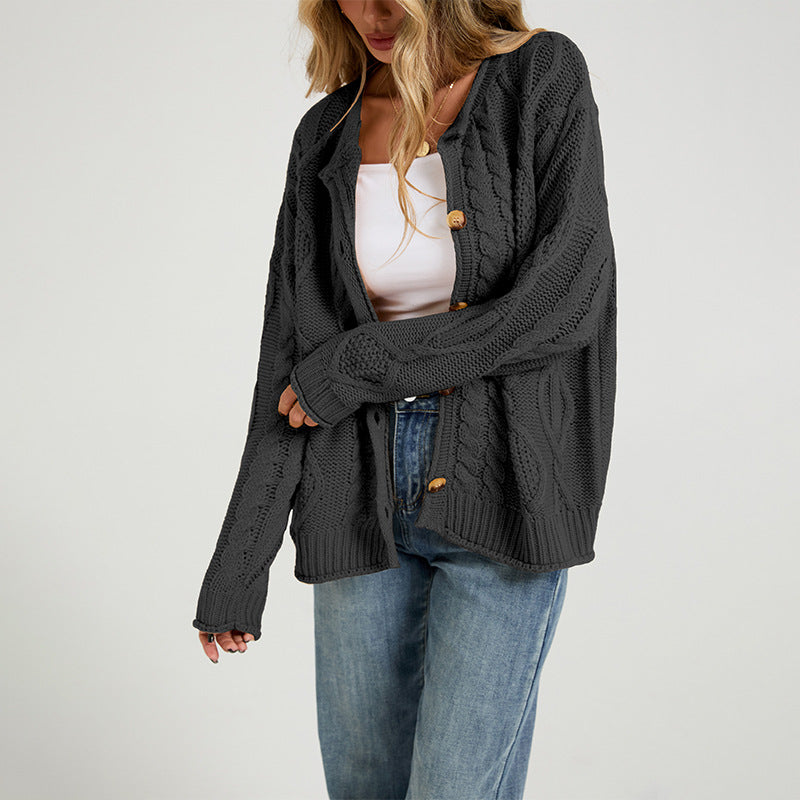 Women's Twist-Front Knit Cardigan