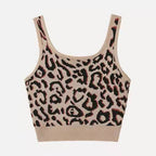 Women's Leopard Print Knit Camisole
