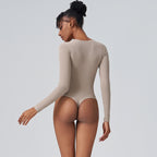 Yoga Long Sleeve Shaping Bodysuit