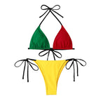 Color Contrast Bikini Swimwear