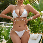 Split Diamond One-piece Swimwear