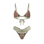 Lace up One-piece Swimwear