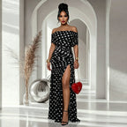 Women's Sheath Polka Dot Dress