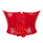 Women Leather Chest Support Sexy Bodybuilding Top