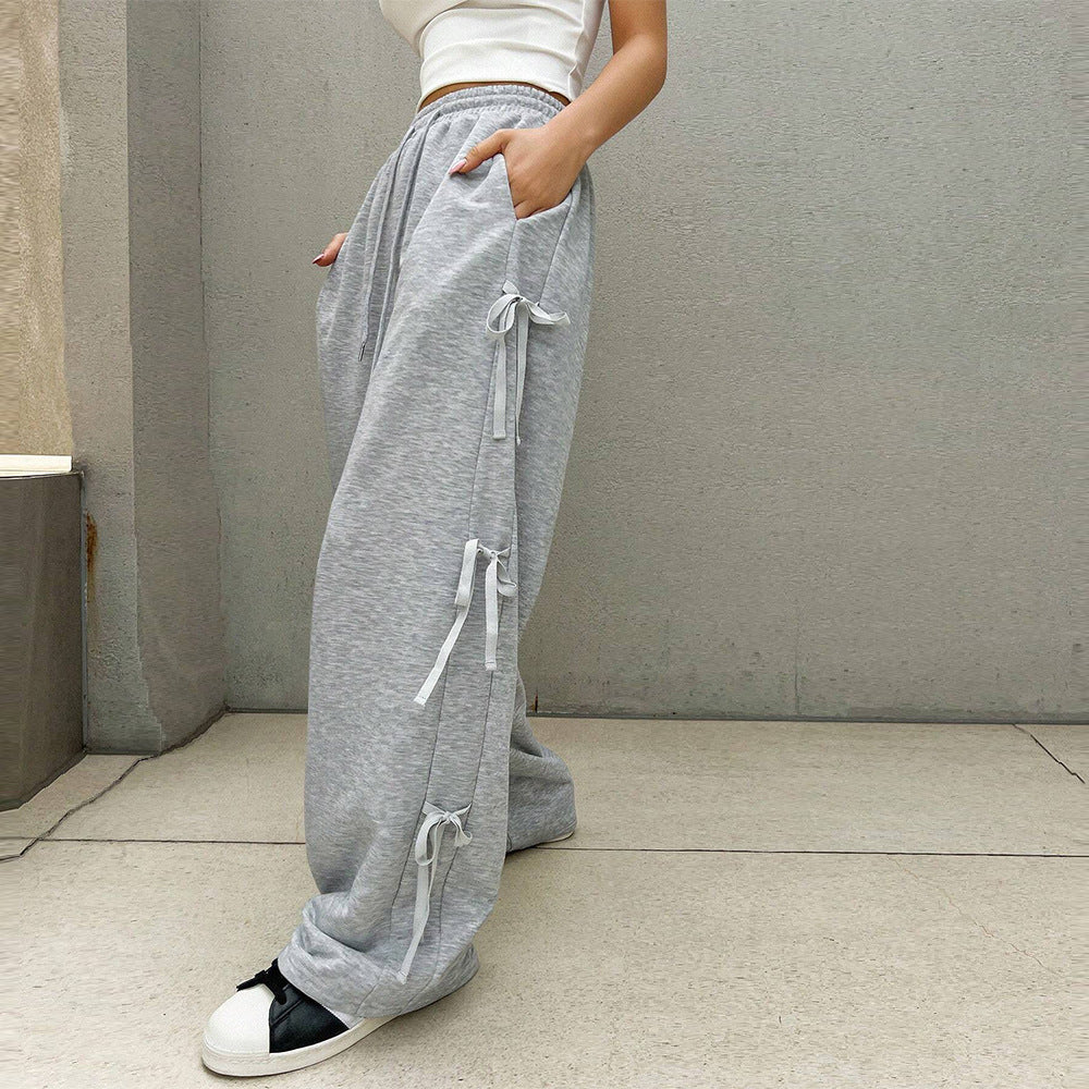 Street Loose Casual Pants High Waist Long Skateboarding Pants Women