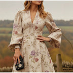 Women's Long Sleeve Evening Dress