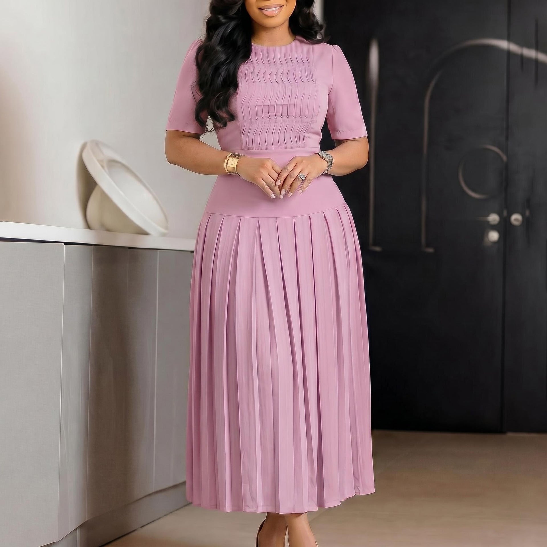 Women's Pleated Dress