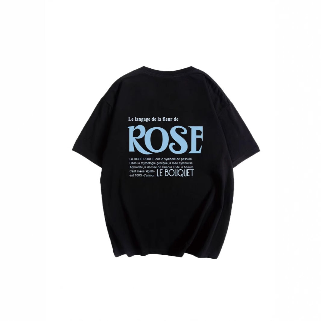 Women's Simple Letter Graphic Print T Shirt Women Summer Loose Round Neck Cotton Short Sleeve Top