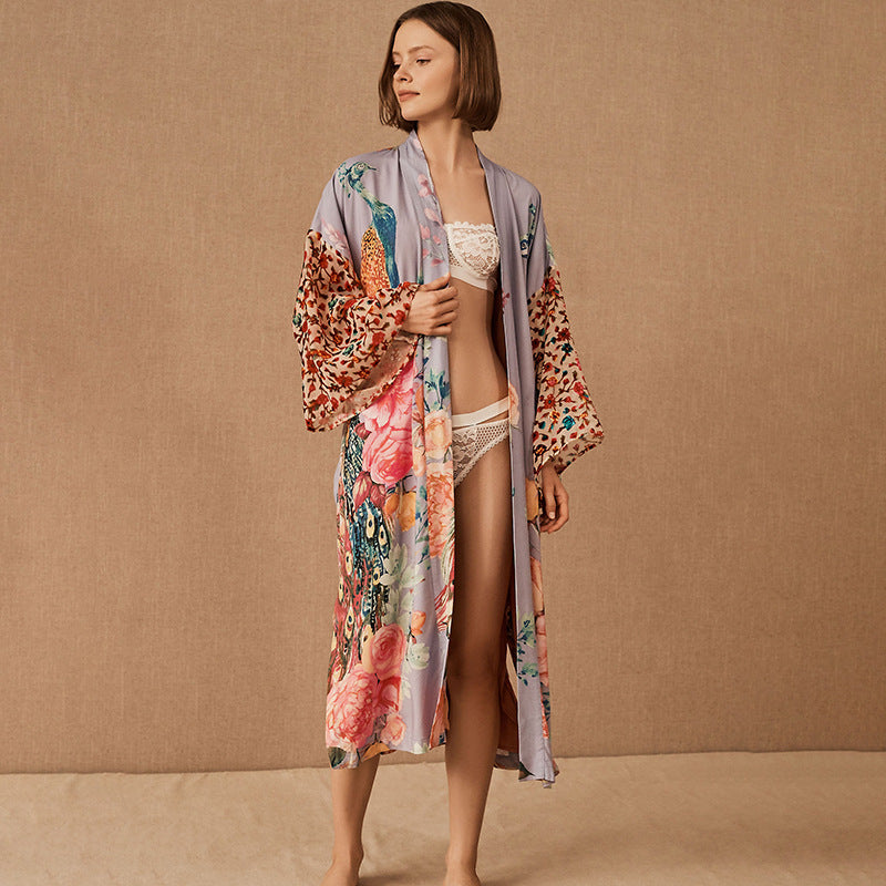 Peacock Positioning Cover Up Swimwear