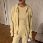 Autumn Winter Loose Knitting Women Hooded Zip Cardigan