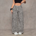 Women's Camouflage Straight-Leg Jeans