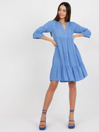 Women's Casual V Neck A Line Vacation Dress