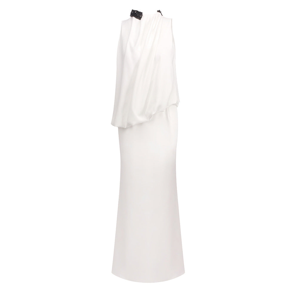 's Halter Sleeveless Outfit Top High Waist Dress Cocktail Party