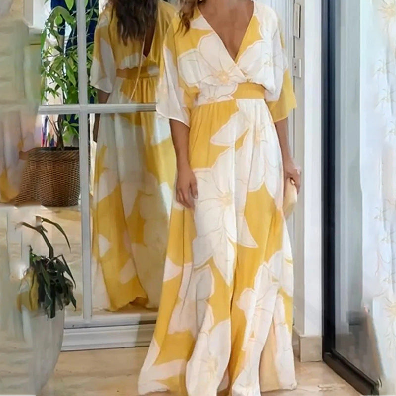 Printed Maxi Dress