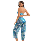 Three Backless Bikini Swimwear
