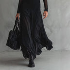 Elegant Mesh Stitching Dress
