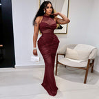 Women's Maxi Pleated Dress