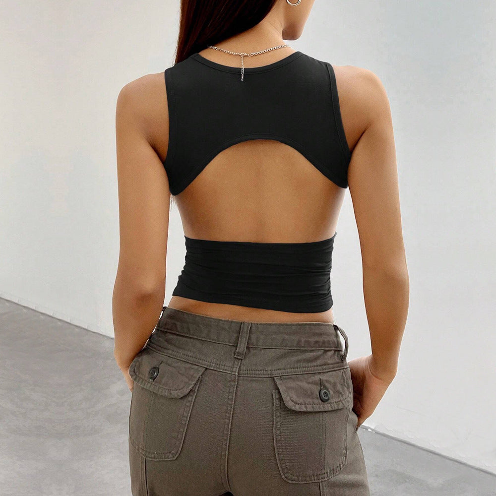 Women’s Sleeveless Slim-Fit Vest Top
