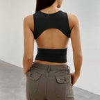 Women’s Sleeveless Slim-Fit Vest Top