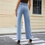 All Match Casual High Waist Ripped Women Jeans