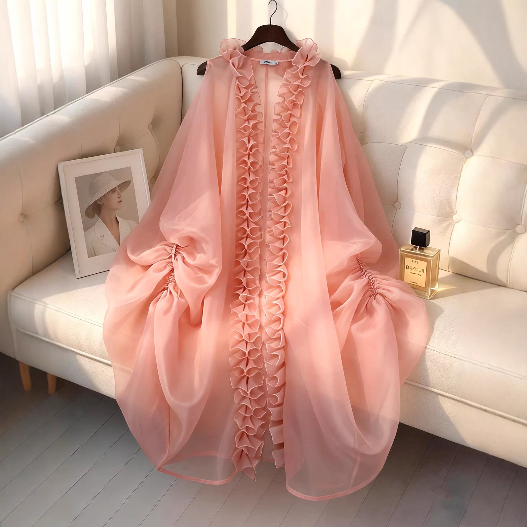 Pink Outerwear Shirt
