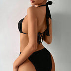 Multicolor Halter Bikini Swimwear