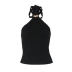 Women's Adjustable Buckle Backless Tube Top