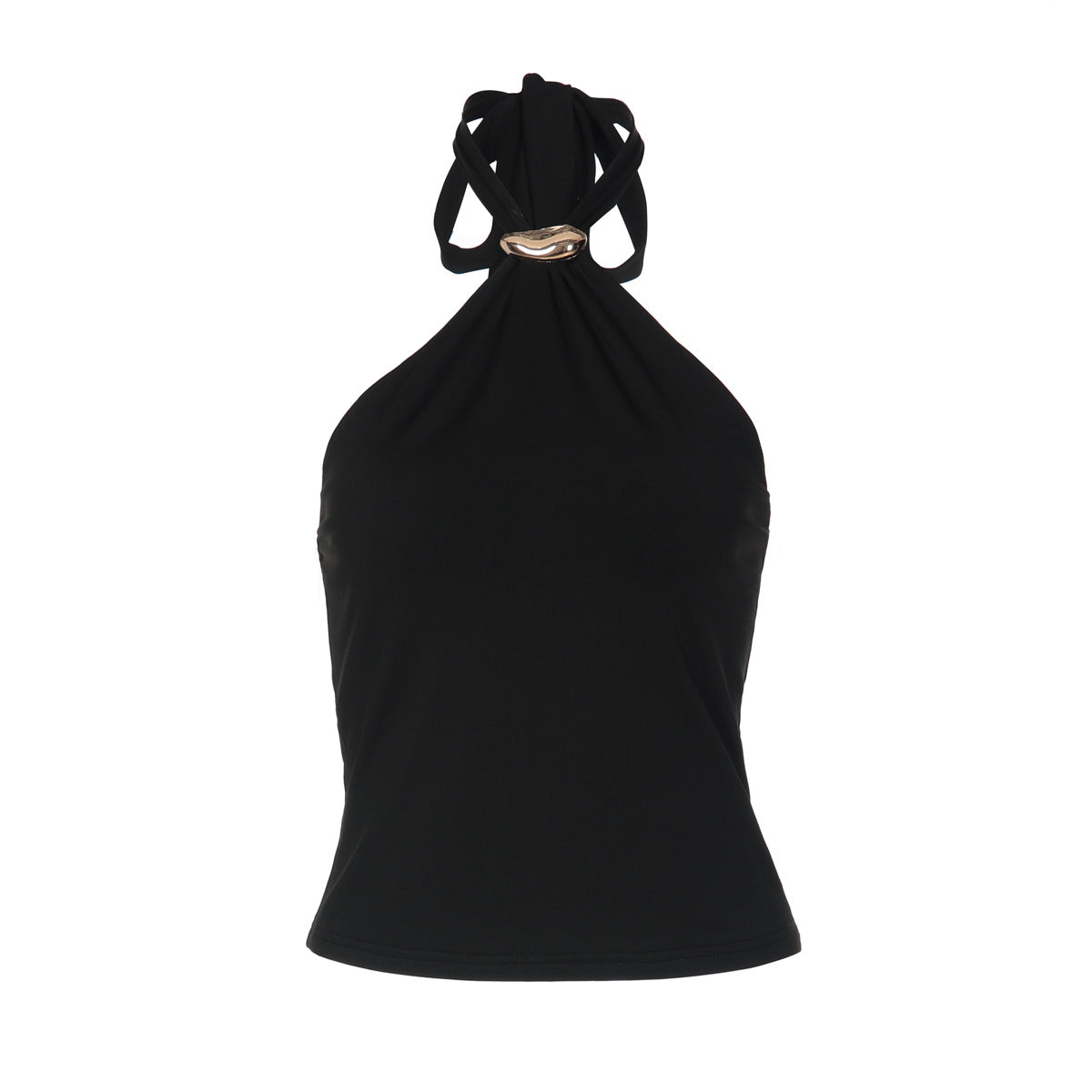 Women's Adjustable Buckle Backless Tube Top