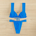 Solid Color One-piece Swimwear