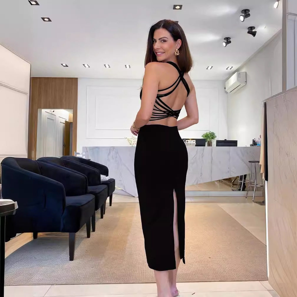Women's Backless Dress
