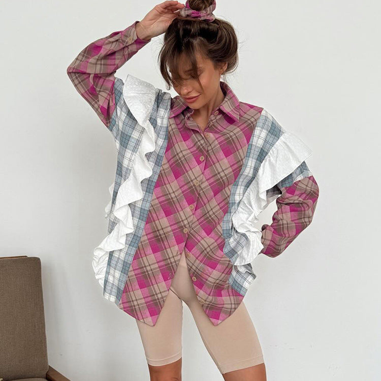 Striped Patchwork Shirt