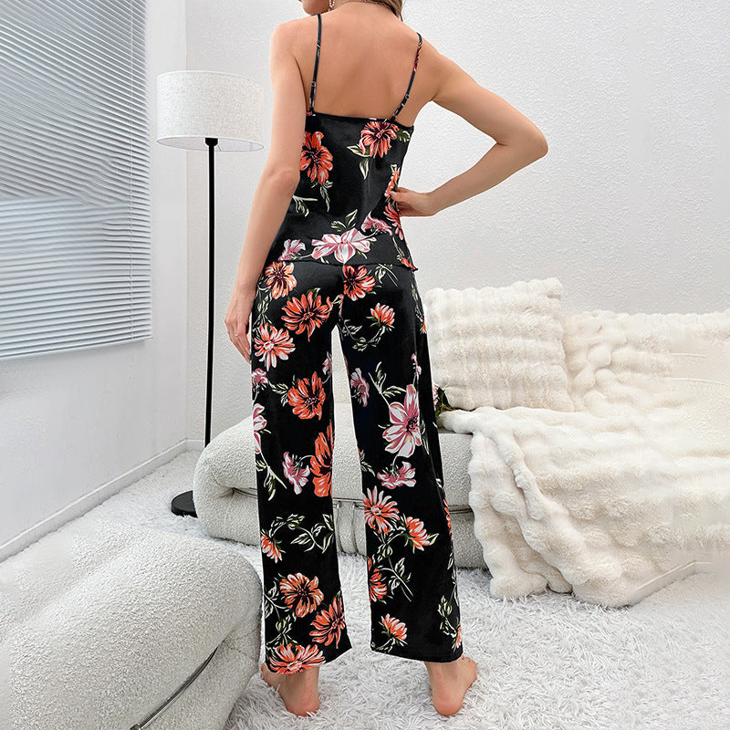 Printing Backless Pajamas Lingerie