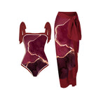 Customized Printed One-piece Swimwear