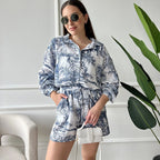 Printed Pajamas Lingerie