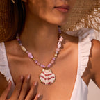 Ocean Special-Interest Necklace Ceramic Starfish Big Shell