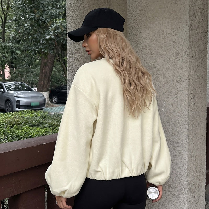 Wool-Blend Varsity Jacket