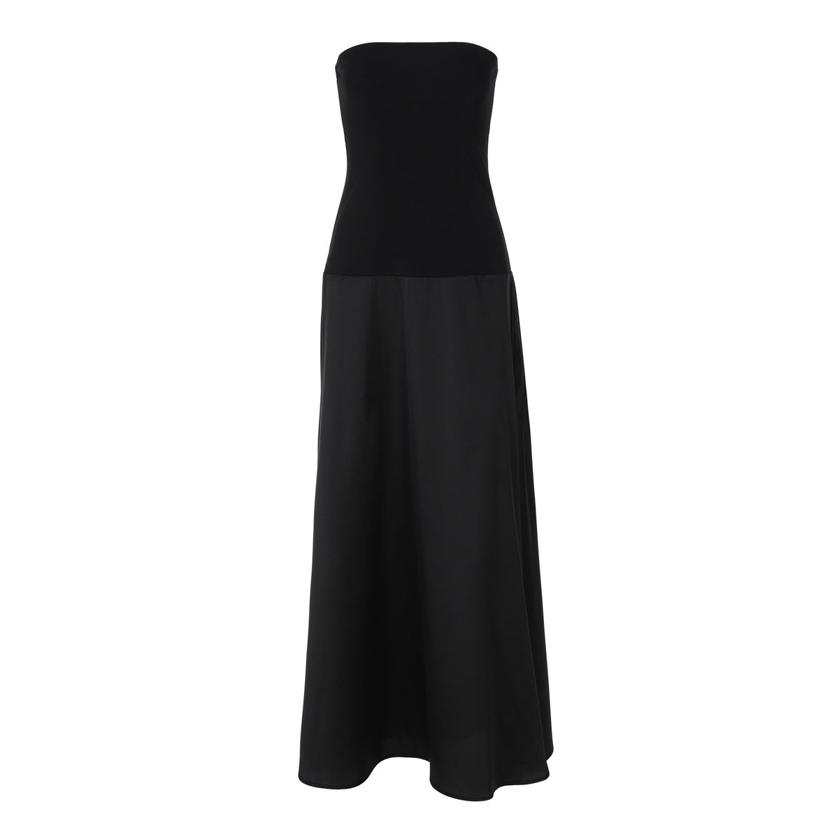Women's Women Clothing Spring Summer Sexy Tube Top Dress Slim Fitting Patchwork Dress