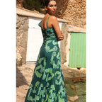 Asymmetric Ruffled One-piece Swimwear