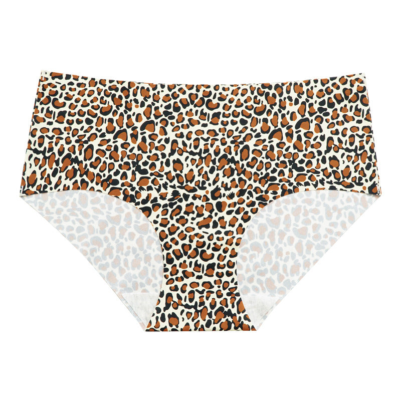 Leopard Print Milk White Background